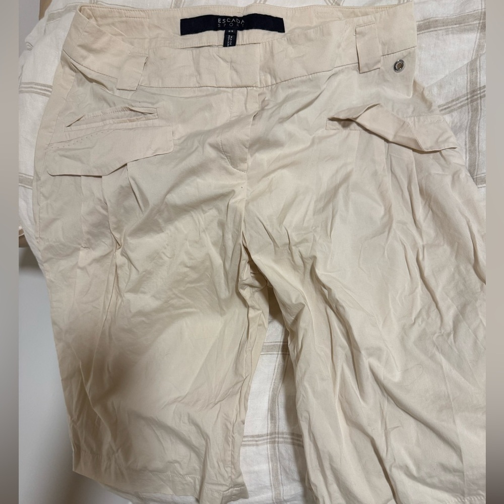 Escada Sport Cream Shorts